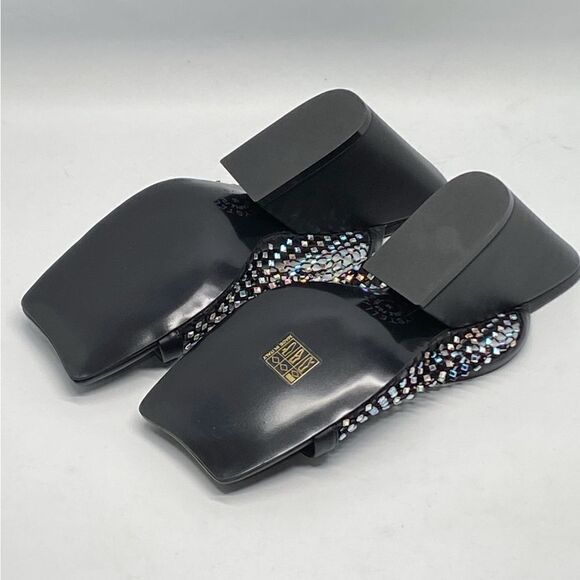 Stella McCartney Jeweled Stretch Mesh Slide Sandals size 38 - Picture 11 of 12